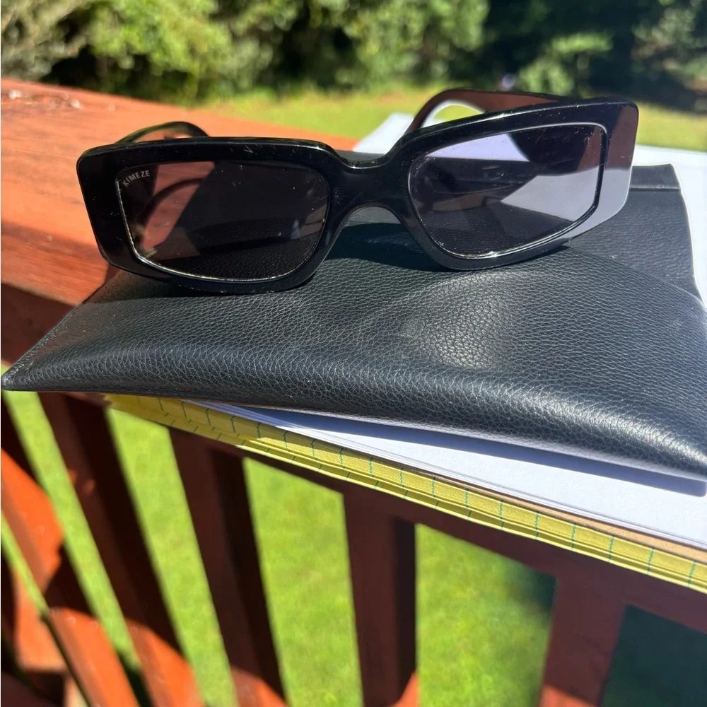Kimeze Concept II Black Sunglasses - Unise Locs Square Frame